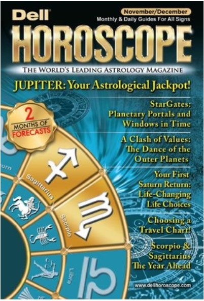 Picture of the Cover of Dell Horoscope Magazine, 10/2012 